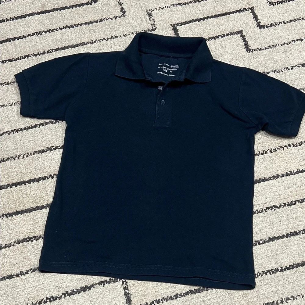 Classic Dark Navy Kids Polo Shirt